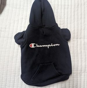 Champion Dog Hoodie, Size Medium
